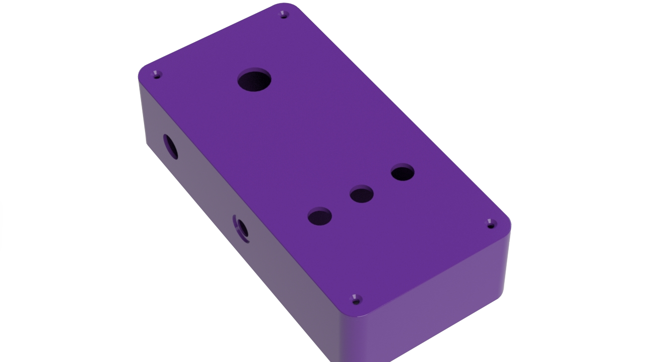 powder coated die cast enclosure